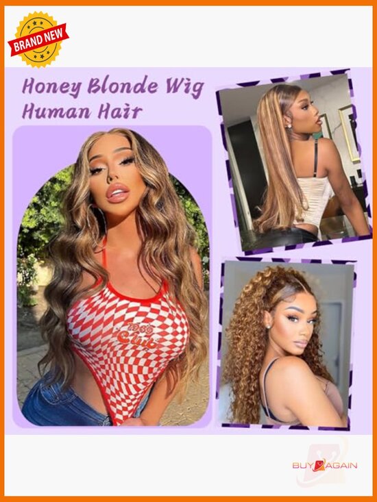 13x6 HD Lace Front Wig Human Hair 200 Density Body Wave Pre Plucked Glueless main image 5